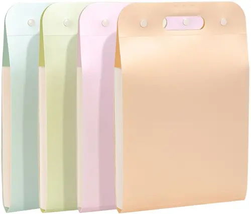 Папка-портфель Deli PM323 на кнопке 13 отдел. A4 полипропилен ассорти/ассорти (PM323) Папка-портфель Deli PM323 на кнопке 13 отдел. A4 полипропилен ассорти/ассорти (PM323)