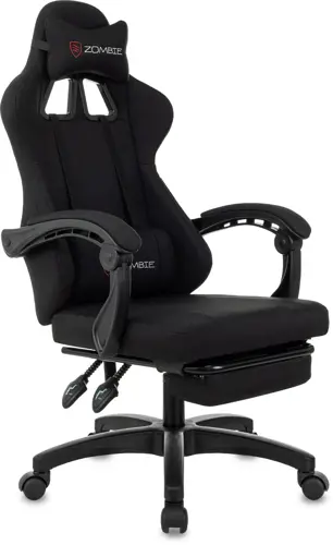 Кресло игровое Zombie Weaver черный с подголов. крестов. пластик подст.для ног пластик черный (ZOMBIE WEAVER B) Кресло игровое Zombie Weaver черный с подголов. крестов. пластик подст.для ног пластик черный (ZOMBIE WEAVER B)