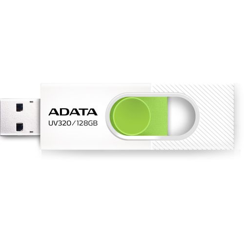 Флеш Диск A-Data 128GB UV320 AUV320-128G-RWHGN USB3.2 белый/зеленый (AUV320-128G-RWHGN) Флеш Диск A-Data 128GB UV320 AUV320-128G-RWHGN USB3.2 белый/зеленый (AUV320-128G-RWHGN)