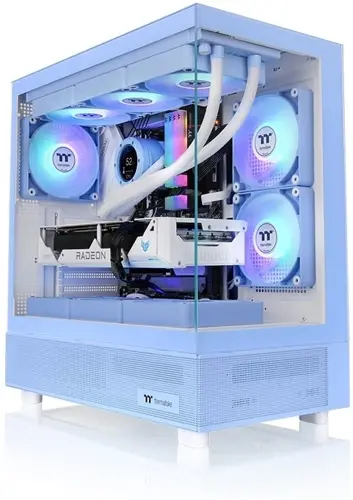  Thermaltake View 270 TG ARGB Hydrangea    ATX 9x120mm 2x140mm 1x200mm 2xUSB3.0 audio bott PSU (CA-1Y7-00MFWN-00)