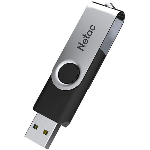 ���� ���� Netac 128GB U505 NT03U505N-128G-20BK USB2.0 ������/����������� (NT03U505N-128G-20BK)