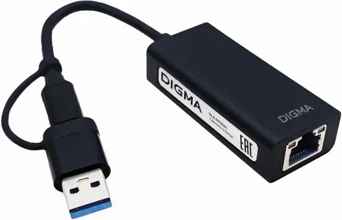   2.5G Ethernet Digma DLA-GTUC01 USB 3.0 (DLA-GTUC01)