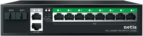 Netis P112GS (L2) 10x1/ 2SFP 8PoE 120W  (P112GS)