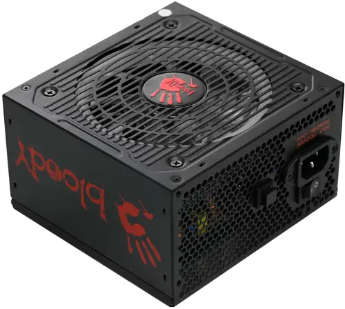 ���� ������� Bloody ATX 750W BD-PS750G 80+ gold (20+4pin) APFC 120mm fan color LED 6xSATA Cab Manag RTL (BD-PS750G-MR)