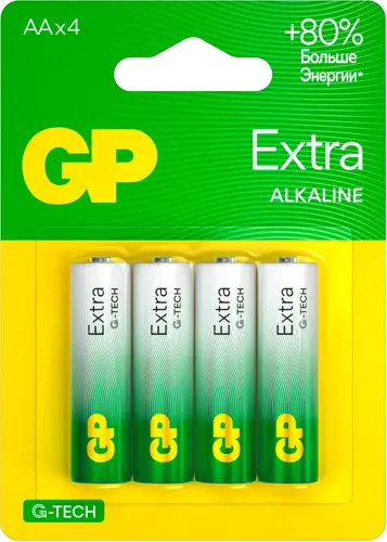  GP Extra Alkaline 15AXA21-2CRSBC4 AA (4)  (GP 15AXA21-2CRSBC4 40/320) ( 10 .)