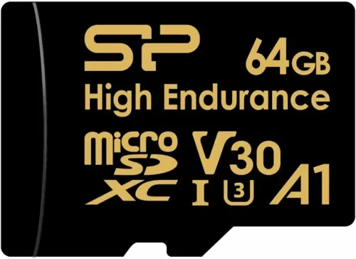   microSDXC 64GB Silicon Power SP064GBSTXDV3V1HSP High Endurance V30 A1 + adapter (SP064GBSTXDV3V1HSP)