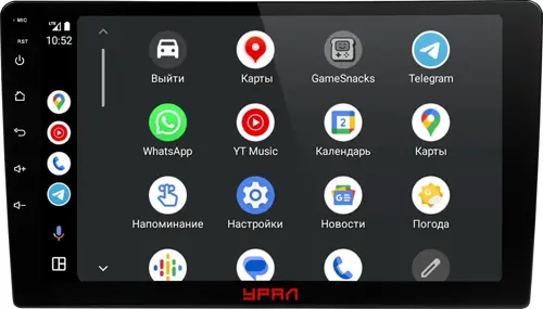 ������������� Ural ��� ����� 91 2DIN 4x50�� v4.1 2000Mb DSP Android 12 9