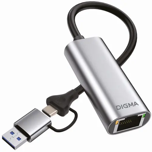   Gigabit Ethernet Digma DLA-GEUC01 USB 3.0 (DLA-GEUC01)