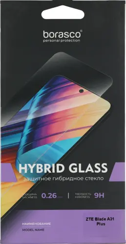     BoraSCO Hybrid Glass   ZTE Blade A31 Plus 2.5D . 1. (70010) (70010)