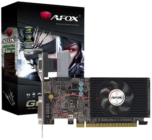 Afox PCI-E 3.0 AF610-2048D3L7-V6 NVIDIA GeForce GT 610 2Gb 64bit GDDR3 810/1333 DVIx1 HDMIx1 CRTx1 HDCP Ret (AF610-2048D3L7-V6)