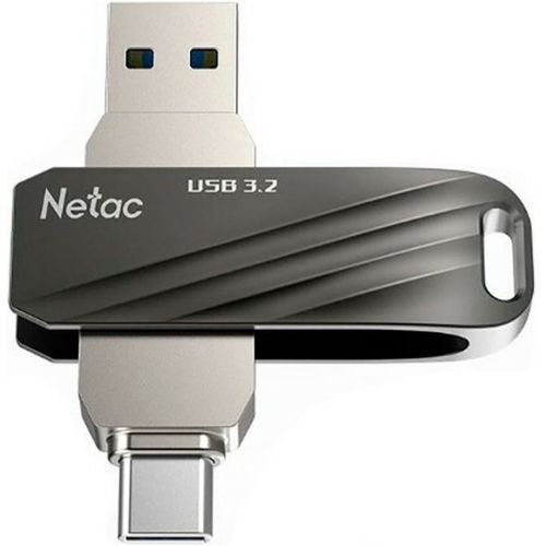 Флеш Диск Netac 64GB US1 NT03US11C-064G-32BK USB3.2 черный/серебристый (NT03US11C-064G-32BK) Флеш Диск Netac 64GB US1 NT03US11C-064G-32BK USB3.2 черный/серебристый (NT03US11C-064G-32BK)
