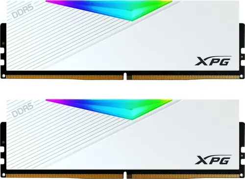  DDR5 2x32GB 6400MHz A-Data AX5U6400C3232G-DCLARWH XPG Lancer RGB RTL PC5-51200 CL32 DIMM 288-pin 1.4 kit dual rank   Ret (AX5U6400C3232G-DCLARWH)