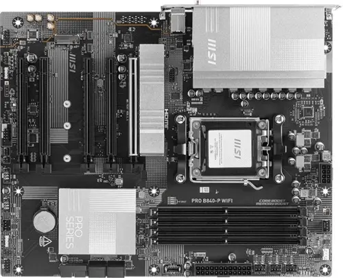����������� ����� MSI PRO B840-P WIFI Socket AM5 AMD B840 4xDDR5 ATX AC`97 8ch(7.1) 2.5Gg RAID+HDMI (PRO B840-P WIFI)