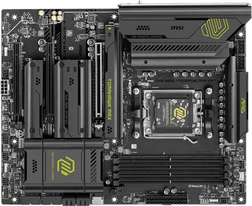 ����������� ����� MSI MAG B850 TOMAHAWK MAX WIFI  Socket AM5 AMD B850 4xDDR5 ATX AC`97 8ch(7.1) 5Gigabit RAID+HDMI (MAG B850 TOMAHAWK MAX WIFI)