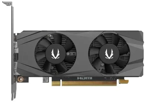 Zotac PCI-E 4.0 RTX 3050 LP NVIDIA GeForce RTX 3050 6Gb 96bit GDDR6 1470/14000 HDMIx1 DPx1 HDCP Ret low profile (ZT-A30510L-10L)
