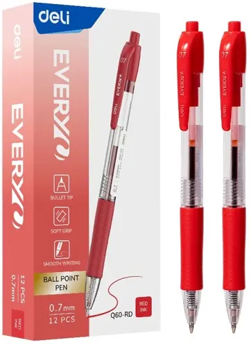 ����� �������. �������������� Deli EveryU EQ60-RD ����������/������� d=0.7�� �����. ����. 1�����. ���������� ���. ���������� �����. �����. ������� (EQ60-RD) (�������� 12 ��.)