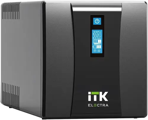 Источник бесперебойного питания ITK Electra EET-1500VA-1-002-S 900Вт 1500ВА черный (EET-1500VA-1-002-S) Источник бесперебойного питания ITK Electra EET-1500VA-1-002-S 900Вт 1500ВА черный (EET-1500VA-1-002-S)