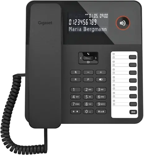 Телефон проводной Gigaset DESK 600 черный (S30350-H224-R101) Телефон проводной Gigaset DESK 600 черный (S30350-H224-R101)