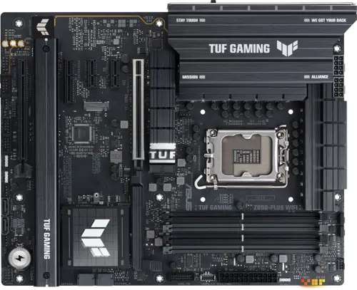 ����������� ����� Asus TUF GAMING Z890-PLUS WIFI Soc-1851 Intel Z890 4xDDR5 ATX AC`97 8ch(7.1) 2.5Gg RAID+HDMI+DP (TUF GAMING Z890-PLUS WIFI)
