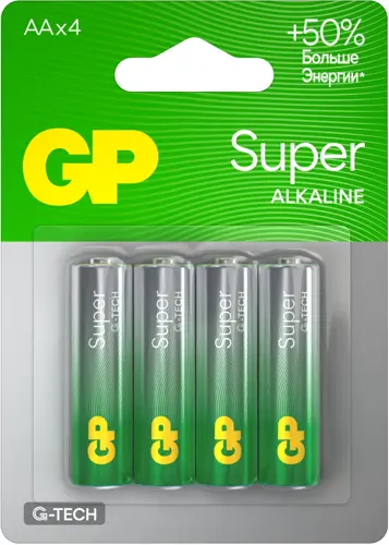 ������� GP Super 15AA21-2CRSBC4 AA (4��) ������� (GP 15AA21-2CRSBC4) (�������� 10 ��.)