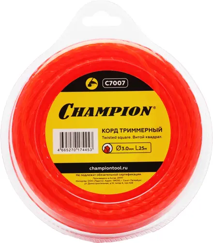 ����� ��� ������� ��������� Champion C7007 d=3�� L=25� (C7007)