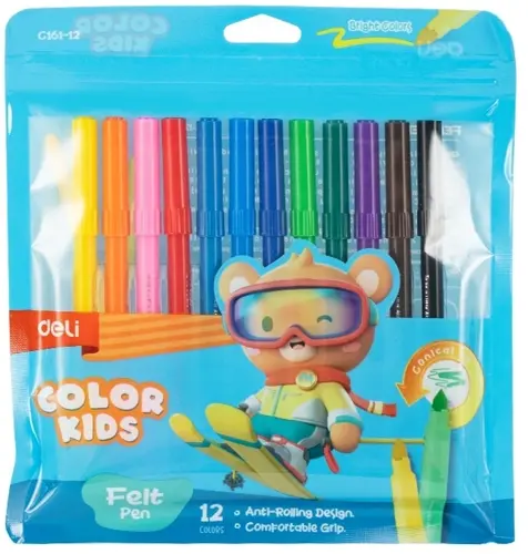 ���������� Deli EC161-12 Color Kids ����. ���������� ���. ���������� ������������� 12��. ����� � ������������ (EC161-12) (�������� 20 ��.)
