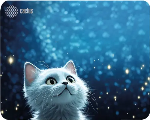    Cactus White Cat 300x250x3 (CS-MPC-D11M) (CS-MPC-D11M)