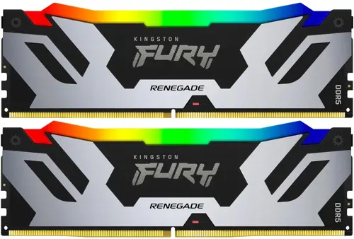 ������ DDR5 2x16GB 7200MHz Kingston KF572C38RSAK2-32 Fury Beast RGB RTL Gaming PC5-57600 CL38 DIMM 288-pin 1.45� kit single rank � ���������� Ret (KF572C38RSAK2-32)