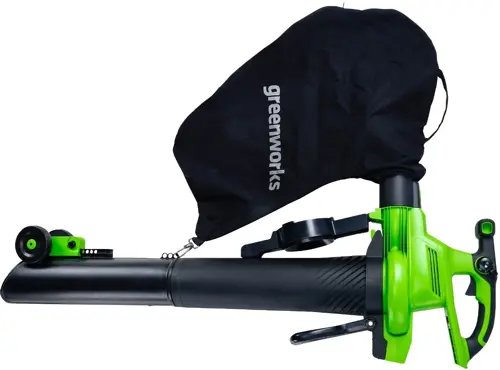 Воздуходувка-пылесос Greenworks GD40BVII пит.:от аккум. зеленый/черный (2406907UB) Воздуходувка-пылесос Greenworks GD40BVII пит.:от аккум. зеленый/черный (2406907UB)