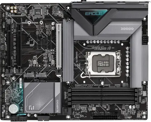 ����������� ����� Gigabyte B860 EAGLE WIFI6E Soc-1851 Intel B860 4xDDR5 ATX AC`97 8ch(7.1) 2.5Gg RAID+HDMI+DP (B860 EAGLE WIFI6E)
