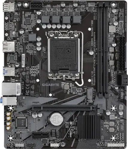   Gigabyte H610M K V2 Soc-1700 Intel H610 2xDDR5 mATX AC`97 8ch(7.1) GbLAN+HDMI+DP (H610M K V2)