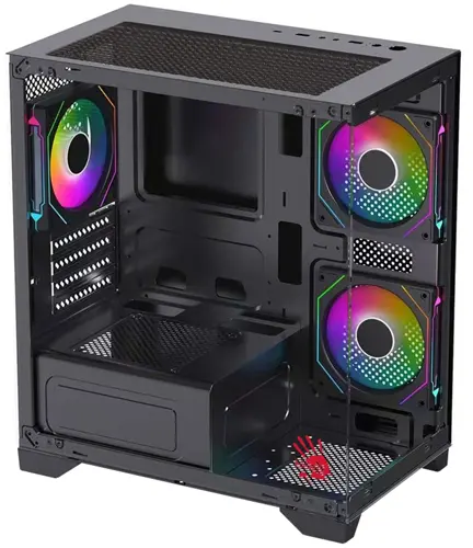������ Bloody BD-CC103F ������ ��� �� mATX 7x120mm 1xUSB2.0 1xUSB3.0 audio bott PSU (BD-CC103F-BK)