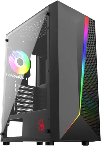 ������ Bloody BD-CC106F ������ ��� �� ATX 4x120mm 1xUSB2.0 1xUSB3.0 audio bott PSU (BD-CC106F-BK)