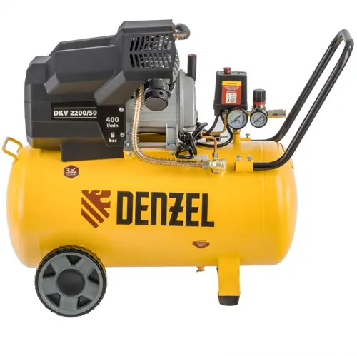 ���������� ��������� Denzel DKV2200/50,�-PRO �������� 400�/��� 50� 2200�� ������/������ (58083)