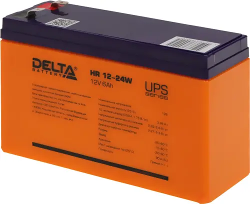 Батарея для ИБП Delta HR 12-24 W 12В 6Ач (HR 12-24 W) Батарея для ИБП Delta HR 12-24 W 12В 6Ач (HR 12-24 W)
