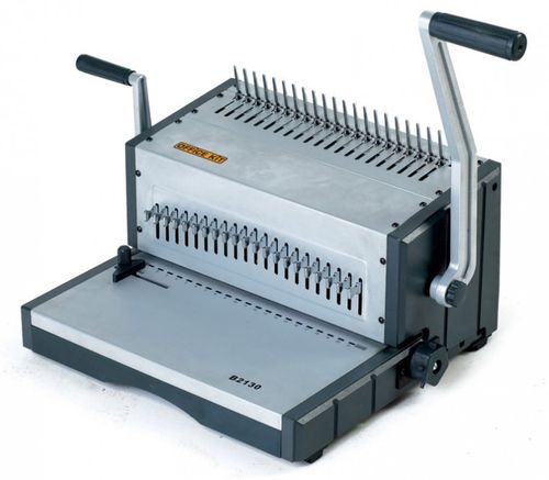 Переплетчик Office Kit B2130 A4/перф.30л.сшив/макс.500л./пластик.пруж. (4.5-51мм) (B2130) Переплетчик Office Kit B2130 A4/перф.30л.сшив/макс.500л./пластик.пруж. (4.5-51мм) (B2130)