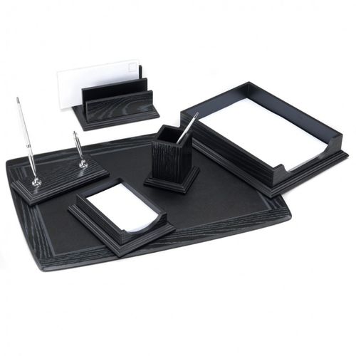 Настольный набор Good Sunrise BK6DX-1 (6 предметов) дуб дерево/МДФ черный (BK6DX-1) Настольный набор Good Sunrise BK6DX-1 (6 предметов) дуб дерево/МДФ черный (BK6DX-1)