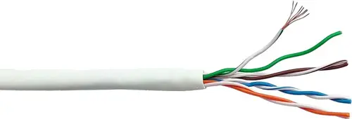   Lanmaster LAN-5EUTP-PT-LSZH-WH .5E UTP 4  24AWG LSZH  305  (LAN-5EUTP-PT-LSZH-WH)