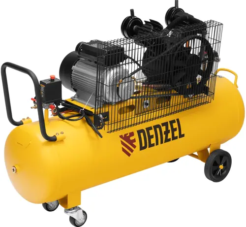 Компрессор поршневой Denzel BCV2300/100 масляный 440л/мин 100л 2300Вт желтый/черный (58111) Компрессор поршневой Denzel BCV2300/100 масляный 440л/мин 100л 2300Вт желтый/черный (58111)