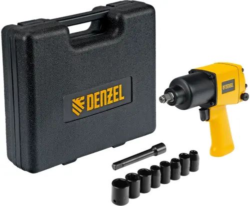 Гайковерт Denzel IW860 150л/мин желтый/черный (57473) Гайковерт Denzel IW860 150л/мин желтый/черный (57473)