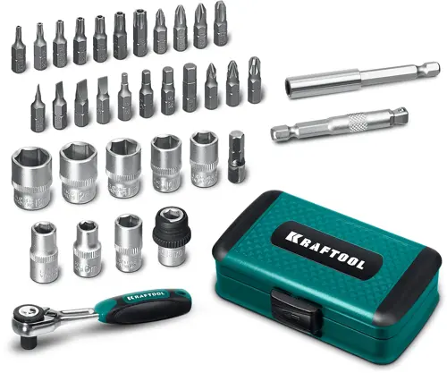 Набор инструментов Kraftool X-Drive 35 35 предметов (жесткий кейс) (27974) Набор инструментов Kraftool X-Drive 35 35 предметов (жесткий кейс) (27974)