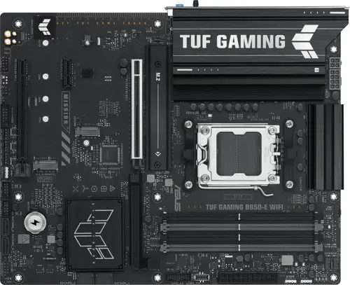 ����������� ����� Asus TUF GAMING B850-E WIFI Socket AM5 AMD B850 4xDDR5 ATX AC`97 8ch(7.1) 2.5Gg RAID+HDMI+DP (TUF GAMING B850-E WIFI)