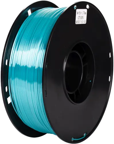    3D Cactus CS-3D-PLA-1KG-S-CYAN PLA SILK d1.75 1 L326 1. (CS-3D-PLA-1KG-S-CYAN)