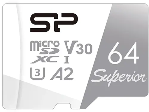   microSDXC 64GB Silicon Power SP064GBSTXDA2V20 Superior w/o adapter (SP064GBSTXDA2V20)