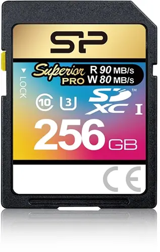   SDXC 256GB Silicon Power SP256GBSDXCU3V10 Superior Pro w/o adapter (SP256GBSDXCU3V10)