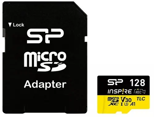   microSDXC 128GB Silicon Power SP128GBSTXLV3V1NSP Elite V30 A1 + adapter (SP128GBSTXLV3V1NSP)