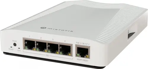 Коммутатор MikroTik CRS304-4XG-IN 1x1Гбит/с 4x10Гбит/с 1PoE управляемый (CRS304-4XG-IN) Коммутатор MikroTik CRS304-4XG-IN 1x1Гбит/с 4x10Гбит/с 1PoE управляемый (CRS304-4XG-IN)