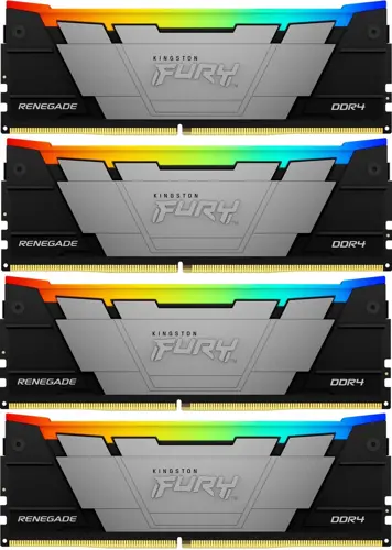 ������ DDR4 4x8GB 3600MHz Kingston KF436C16RB2AK4/32 Fury Renegade RGB RTL Gaming PC4-28800 CL16 DIMM 288-pin 1.35� single rank � ���������� Ret (KF436C16RB2AK4/32)