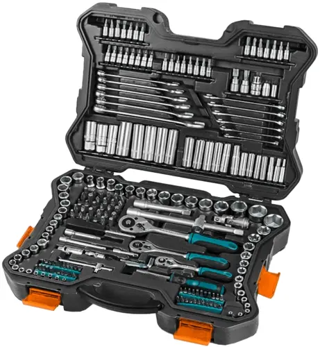 Набор инструментов Bort BTK-215 215 предметов (жесткий кейс) (93418446) Набор инструментов Bort BTK-215 215 предметов (жесткий кейс) (93418446)