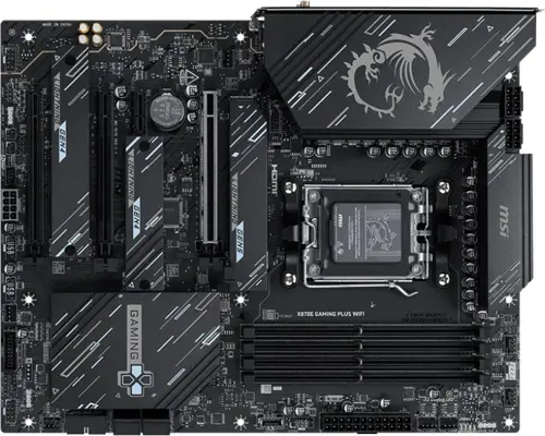 ����������� ����� MSI X870E GAMING PLUS WIFI Socket AM5 AMD X870E ATX AC`97 8ch(7.1) 5Gigabit RAID+HDMI (X870E GAMING PLUS WIFI)